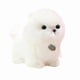 thumbnail image 3 of Pomeranian Puppy Doll Plush Toy - Cute White Dog Simulation Doll - 23cm Doll Pillow - 1pc, 3 of 4