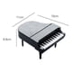 thumbnail image 4 of Tenedor de postre para aperitivos de frutas y pasteles con forma de piano, vajilla de cocina para fiestas y bares, carrito rodante de metal, base de madera, diseño de 2 niveles, plegable,, 4 of 8