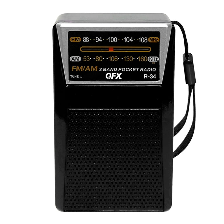 QFX Battery Portable AM/FM Radios - Walmart.com