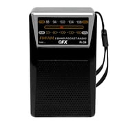 QFX Battery Portable AM/FM Radios