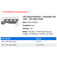 thumbnail image 2 of Left Exhaust Manifold - Compatible with 1996 - 1999 GMC P3500 1997 1998, 2 of 2