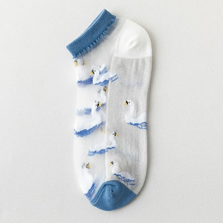 

UTTOASFAY Women Socks Clearance Fashion Women Mesh Ladies Breathability Patchwork Thin Socks Women’S Stockings Rollbacks