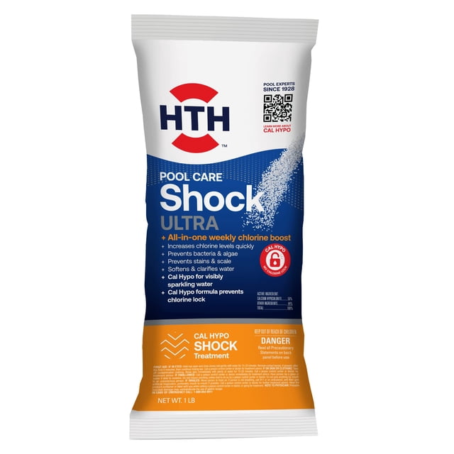 Shock Ultra HTH 52039 Cal Hypo para el cuidado de piscinas (1 paquete)
