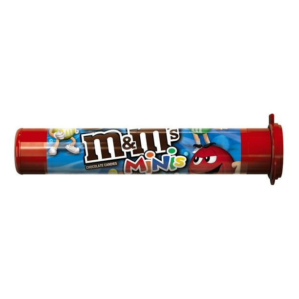 M M S Minis Milk Chocolate Candy Tube 1 08 Oz Walmart Com Walmart Com