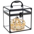 thumbnail image 1 of Estuche de maquillaje Costravio Crown Box organizador de artículos de tocador transparente, 1 of 7