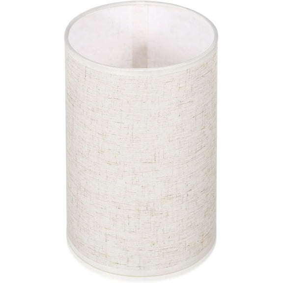 Linen Lampshade Drum Lampshade Lamps Shade for Floor Lamp Table Lamp Shade for Household Bedside Lamp Shade Modern Lampshade Simple Style Lampshade Removable Lampshade Hotel Lamp Shade