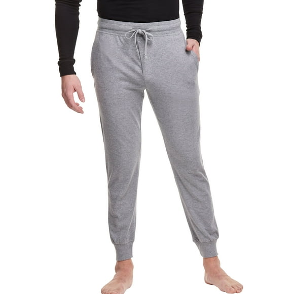 Hanes Mens Knit Jogger, S, Grey