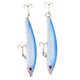 thumbnail image 5 of Señuelos de pesca con cola en forma de T, cebos duros realistas, accesorio para nadar (azul y blanco), 2 uds., 5 of 8