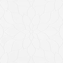 Brewster Home Fashions Anselm White Floral Bloom Paintable Wallpaper