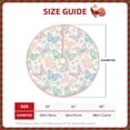 thumbnail image 2 of Haiem Colorful Butterfly Pattern Christmas Tree Skirt Merry Christmas Party Christmas Tree Decoration,New Year Decorations-36", 2 of 6