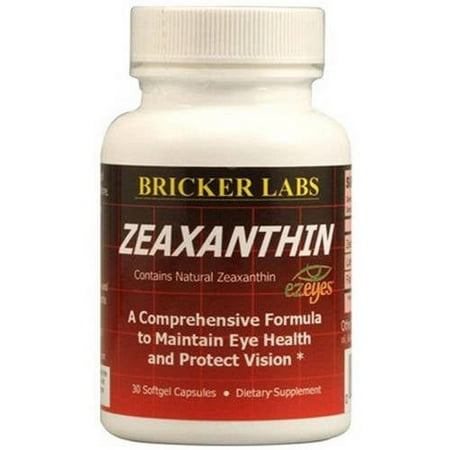 Bricker Zeaxanthin with Lutein Softgels, 30 CT