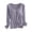 Dark Gray, variant on Women's Built-in Bra Long Sleeve Top – Solid Color Minimalist Cami with Shelf Bra, Soft Stretch Layering Shirt for Under Sweaters & Blouses