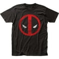 thumbnail image 1 of Deadpool Marvel Superhero Comics Distressed Logo Adult Fitted Jersey T-Shirt Tee, 1 of 1