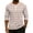 Pink, variant on CCRFTGI Henley Shirts for Men 3/4 Sleeve Raglan Big and Tall Striped Shirts Sport Athletic Button Up Basic Summer Fall Blouse Tops Blue XL