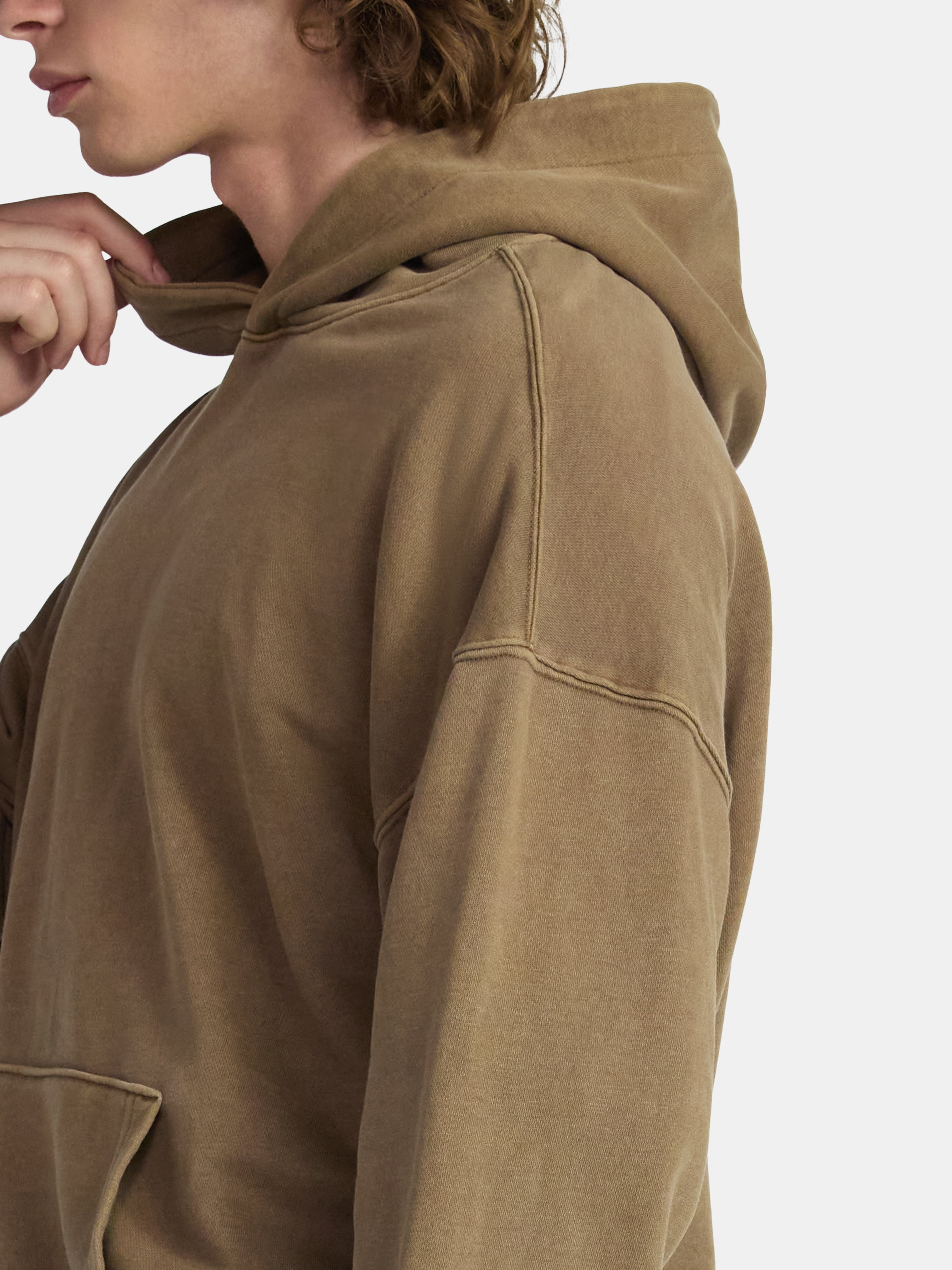 No Boundaries Oversized Hoodie with Long Sleeves, Men's & Big Men's