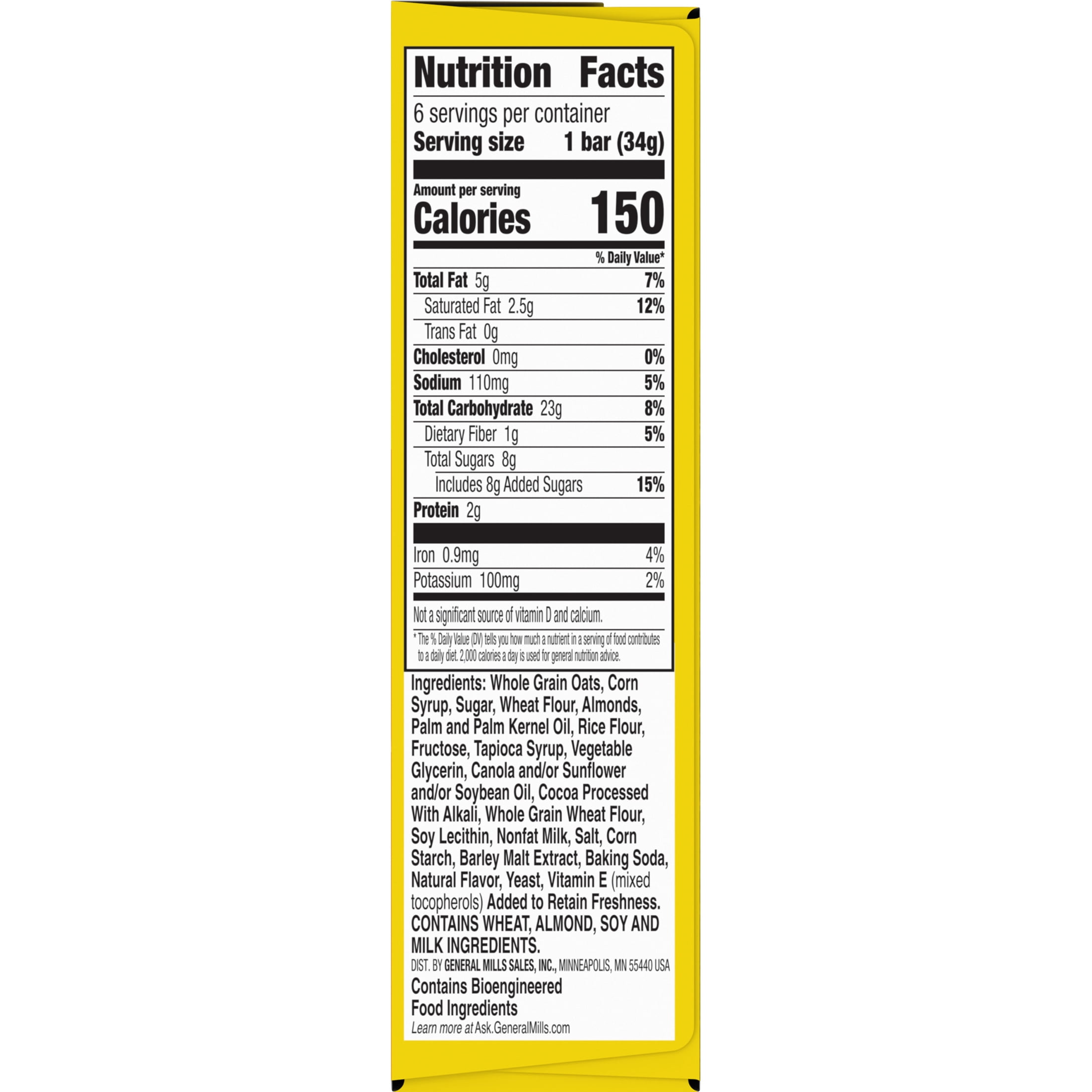 Nature Valley Granola Bars, Sweet and Salty Nut, Chocolate Pretzel Nut, 6 Bars, 7.4 oz