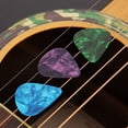 thumbnail image 4 of BESTSKY 100Pcs Guitar Picks,Designed for Shredding Guitar Accessories,Comfortable Grip Abs Material Guitar Pick,Multicolor9, 4 of 5