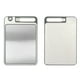 thumbnail image 1 of Tabla de Cortar de Acero Inoxidable Gmm250724004 | Doble Cara de Acero Inoxidable 304 y Paja de Grado Alimenticio | Tabla de Cortar Antideslizante Grande de 31 X 21 Cm con Mango, Afilador de Cuchillo, 1 of 5