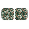 thumbnail image 7 of Goofa Lilies Flowers Pattern 2 Piece Car Windshield Sun Shade Foldable | Front Windshield Shade for Sun, Heat and UV Rays | Sunshade for Car Front Window-Small, 7 of 7