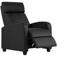 thumbnail image 6 of BestOffice Recliner Chair for Living Room Furniture Home Theater Seating Glider Chairs Modern Wingback Single Sofa PU Leather with Footrest (Black), 6 of 6