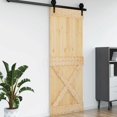 thumbnail image 2 of vidaXL Porte NARVIK 90x210 cm Bois Massif Pin, 2 of 5