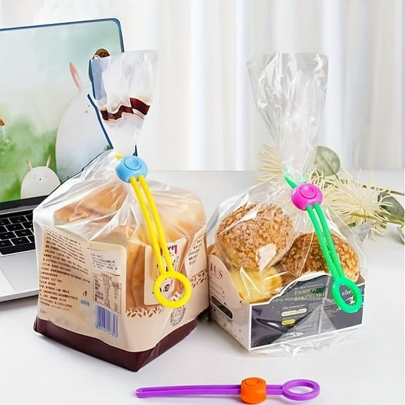 6pcs Silicone Bag Clips – Reusable Airtight Sealing Clips for Snacks, Chips, Frozen Foods & Pantry Storage, Leak-Proof
