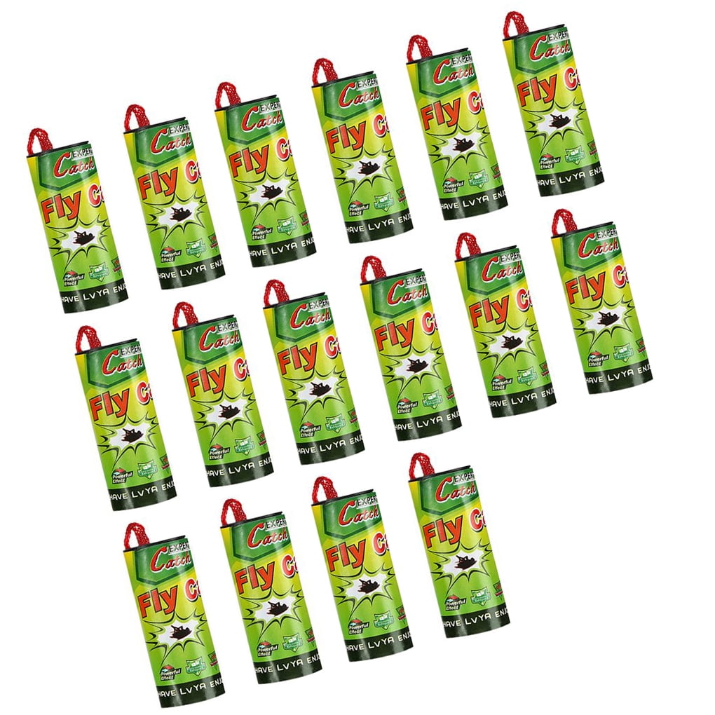 16 Pieces Fly Trap Tape Accessory Household Indoor Outdoor Flies Catch