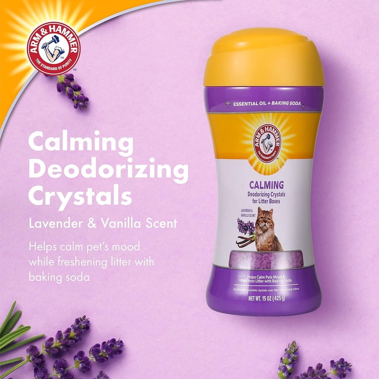 ARM & HAMMER Cat Litter Deodorizing Crystals, Lavender & Vanilla photo 3