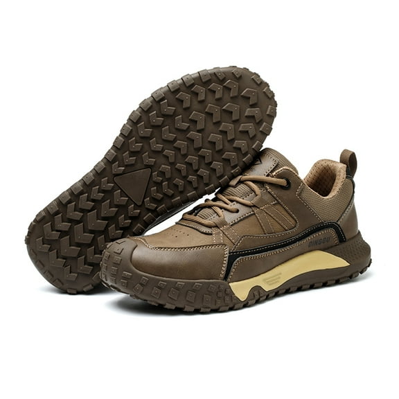 ywluxe Work Shoes for Men - 10kV Insulated, Kevlar Puncture-Proof Midsole, All-Season Wear-Resistant, Microfiber Leather Upper, Non-Slip