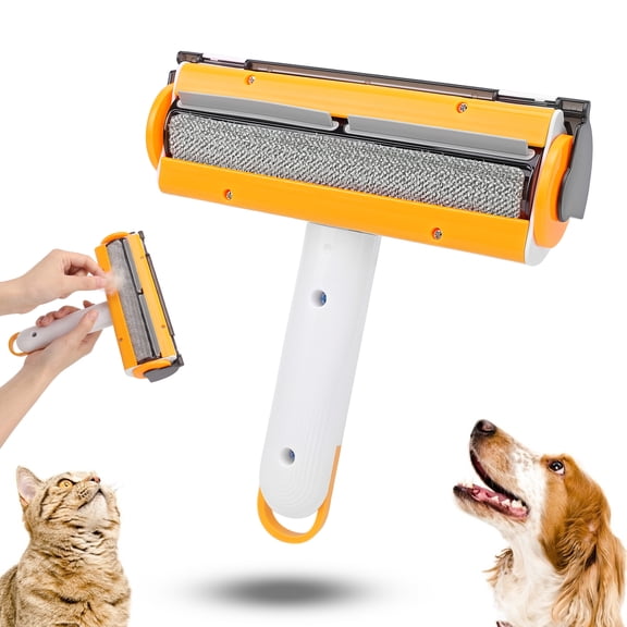 Reusable Pet Hair & Fur Lint Roller & Remover for Cat & Dog Hair on Couch, Carpet, Car and Bedding Seat Cleaning Tool