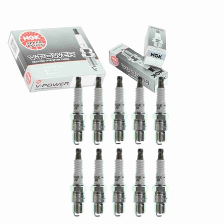 10 pc NGK 7240 V-Power Spark Plugs for 108 1835738T 35 3623 3625 3627 683 684 685 687 7573 7584 7973 ARF2-6 ARF3-6 ARF4-6 ARF41C15 ARF41CU15 ARF8-6 HR10ACY HR10AY HR8ACY HR8AY HR9ACY HR9AY R42TX