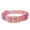 A001- Pink, variant on Personalized Dog Collar with Name Engraved Dog Collar with Matching Leash, Floral Dog Collar Custom Dog Collar for All Size Dogs, Great Gift for Pet Owners