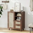 thumbnail image 5 of Farini Sideboard Buffet Cabinet, Accent Cabinet with Drawers and Adjustable Shelf for Kitchen, Living Room, Entryway, Walnut, 5 of 7