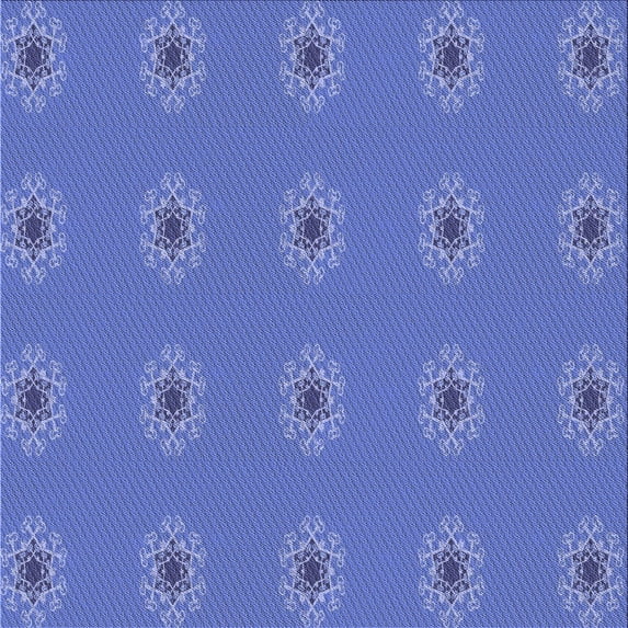Ahgly Company Machine Washable Indoor Square Transitional Sky Blue Area Rugs, 8' Square