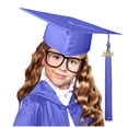 thumbnail image 3 of Purple Kids Graduation Hat with Tassel Year for High School Class of 2026 Decorations for Graduate Fancy Dress, 3 of 6