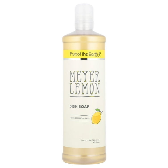 Fruit of the Earth Meyer Lemon Dish Soap , 16 fl oz (473 ml)