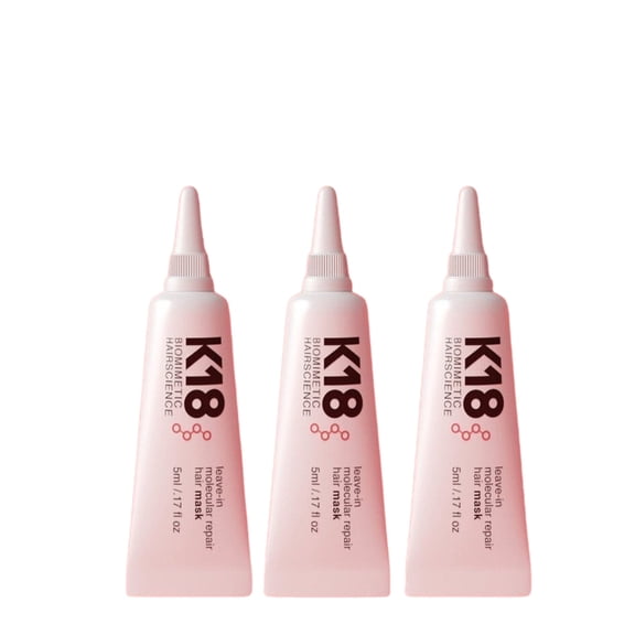 K 18 Leave-In Repair Hair Mask, 5ml, Pack of 3 3 pcs