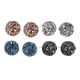 thumbnail image 2 of Royalvide 8x Pendientes unisex con estilo y adornos de cristal para Navidad 6 mm, 2 of 9