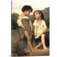 thumbnail image 1 of ARTCANVAS At the Edge of the Brook Canvas Art Print by William-Adolphe Bouguereau - Size: 12" x 8" (0.75" Deep), 1 of 9