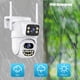 thumbnail image 5 of Electrónica Pisexur para hombres: garantice la seguridad del hogar y monitoree de forma remota con la cámara de red WiFi remota de dos ojos, monitor de vigilancia inalámbrico tipo domo para exteriore, 5 of 8