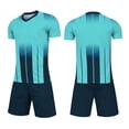 thumbnail image 2 of Nilvkv Boys Sweatsuit, Boys Summer Outfits, Fast Dry Breathable Short Sleeve Jersey and Pocketed Shorts Set Training Blue 8-10 Years, 2 of 8