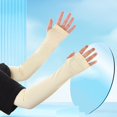 thumbnail image 2 of Trendy Removable Fake Arm Sleeves, Detachable Decor Sleeve Cuffs, All-match Layering Accessory for Sleeveless Outfits, 2 of 3