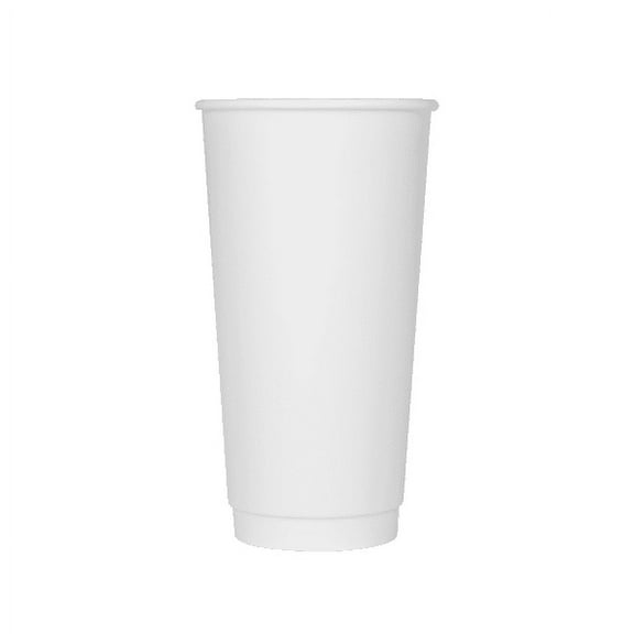 Karat 20oz Insulated Paper Hot Cups - White (90mm) - 300 ct