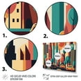 thumbnail image 3 of Designart Colorful Cityscape III Canvas Wall Art, 3 of 5