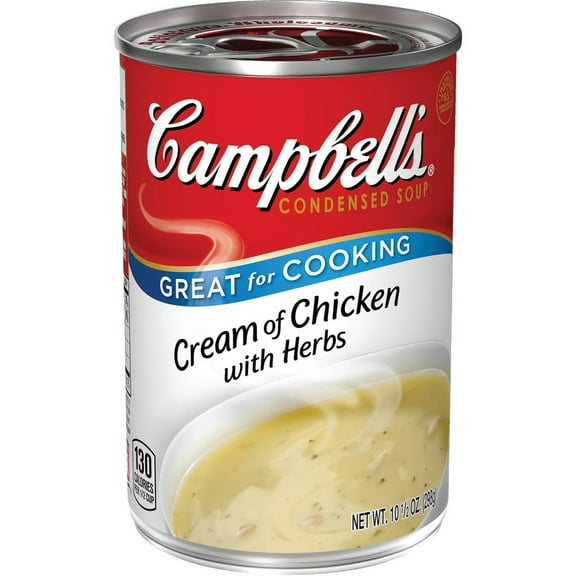 Campbell's Condensed Cream of Chicken with Herbs Soup 10.5oz (Pack of 3)