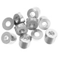 thumbnail image 3 of 10 Pcs Stainless Steel Angle Beveled Washer Deck Cables Railing Kit Hardwares, 3 of 8