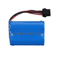 thumbnail image 4 of (3.7v * 2) 7.4v 600mah / 1100mah Battery For Udi001 Udi002 Udi902 961 962 2.4g Rc Racing Boat 18500 18350 Battery Sm-4p Plug, 4 of 4