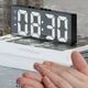 thumbnail image 4 of Reloj Despertador Digital (Alimentado por BateríA) o Reloj de Mesa Alimentado por USB Snooze Modo Nocturno 12/24H Relojes LED ElectróNicos Negro, 4 of 5