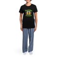 thumbnail image 4 of CafePress - Dublin Down Women's Dark Pajamas - Women's Short Sleeve Print T-Shirt and Pants Dark Cotton Pajama Set, 4 of 7