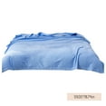 thumbnail image 3 of AnuirheiH Cooling Blankets for Hot Sleepers and Night Sweats for All-Season, -Cool Lightweight Blanket, Absorbs Body Heat to Keep Cool on Warm(78.8x59inch,Blue), 3 of 7